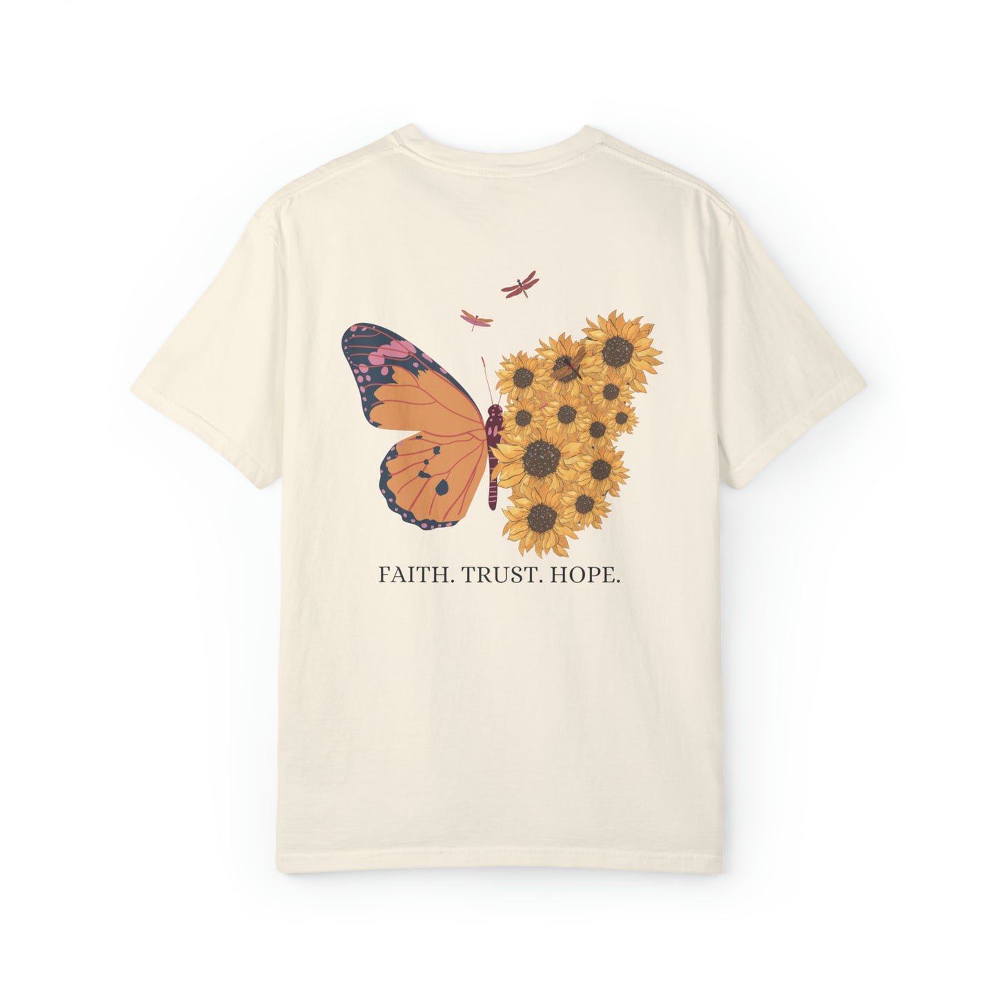 VM "Butterfly- Faith. Trust. Hope. " - Unisex Comfort Colors T-shirt