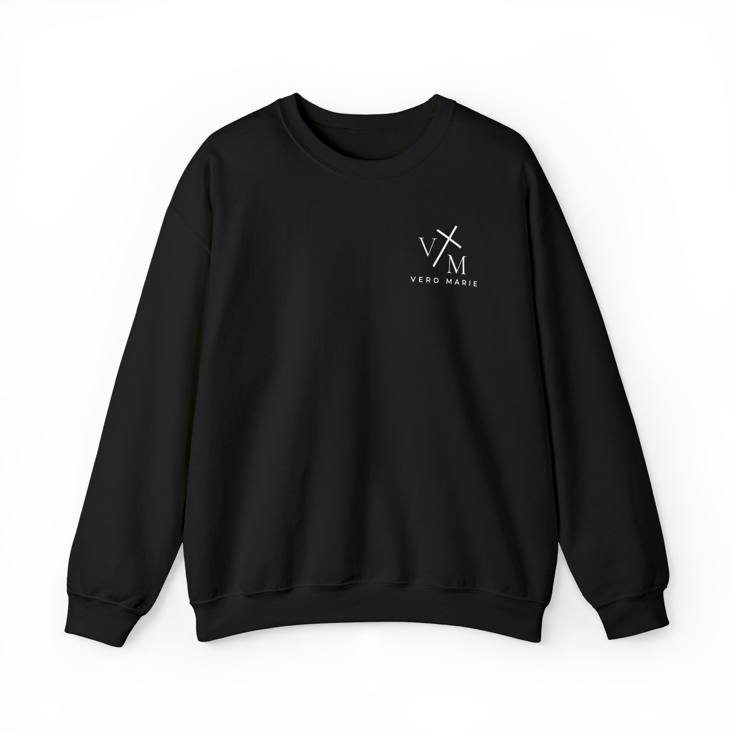 VM "Cross with Roses" - Unisex Crewneck Sweatshirt