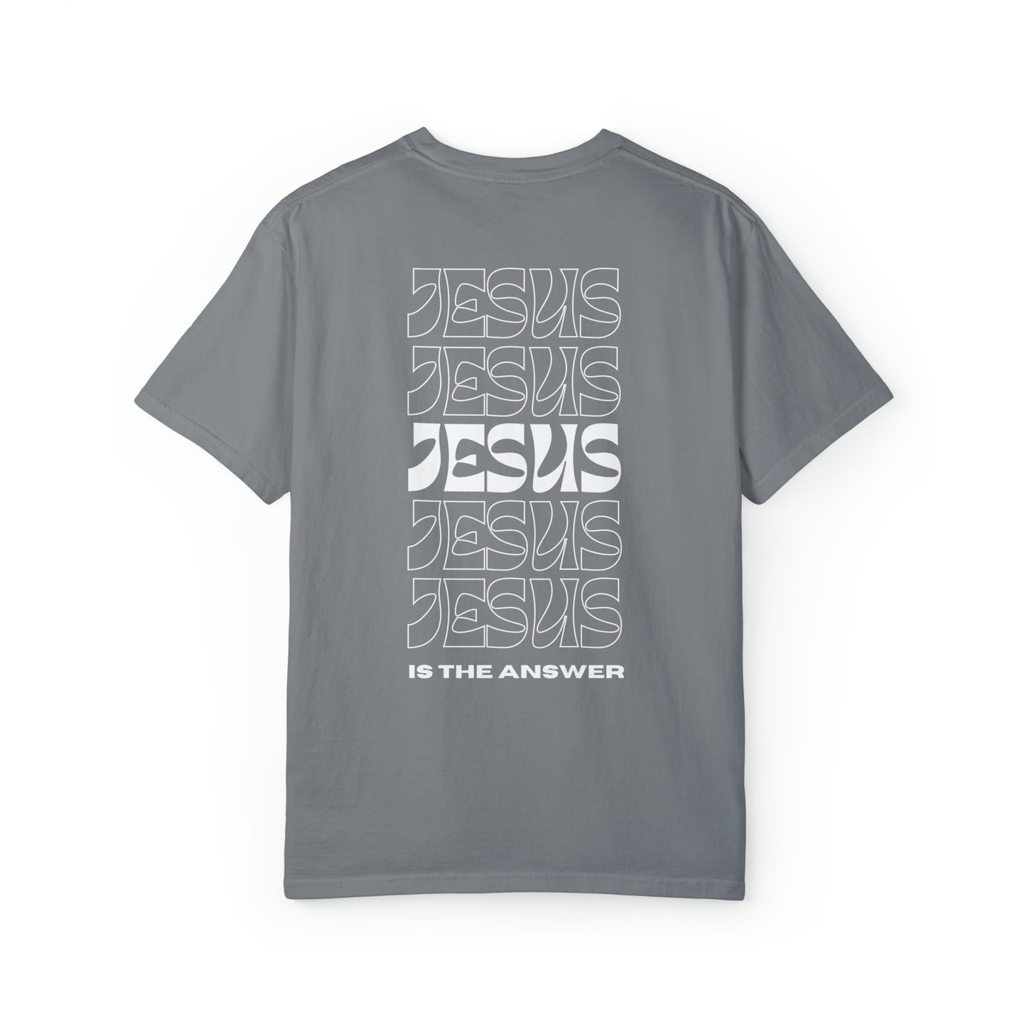 VM "JESUS is the answer" - Unisex Comfort Colors T-shirt
