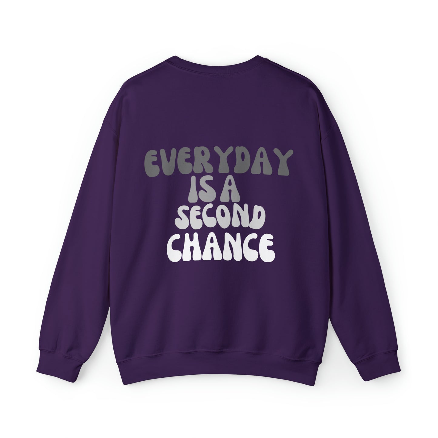 VM "Every day is a second chance" - Unisex Crewneck Sweatshirt