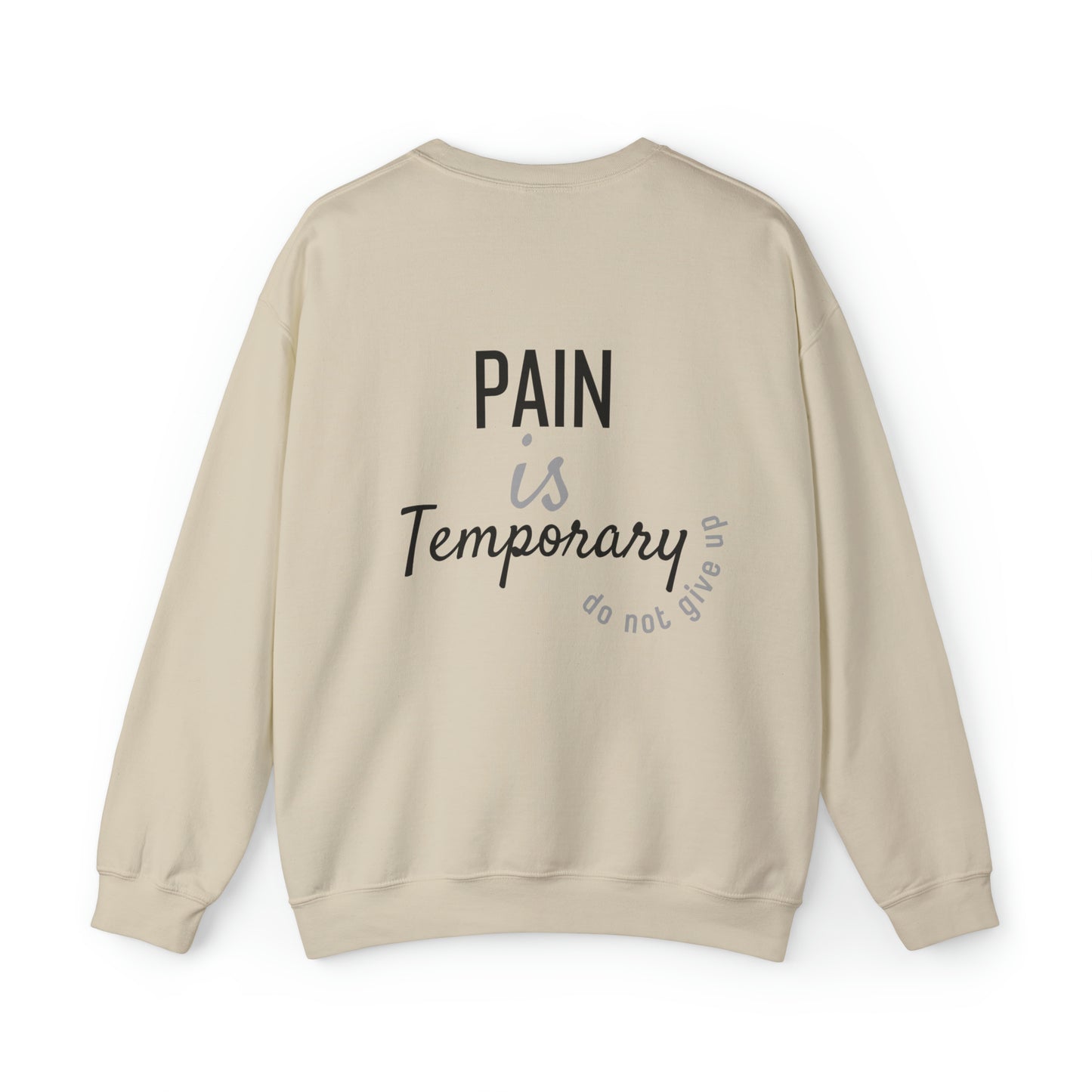 VM "Pain is temporary" - Unisex Crewneck Sweatshirt