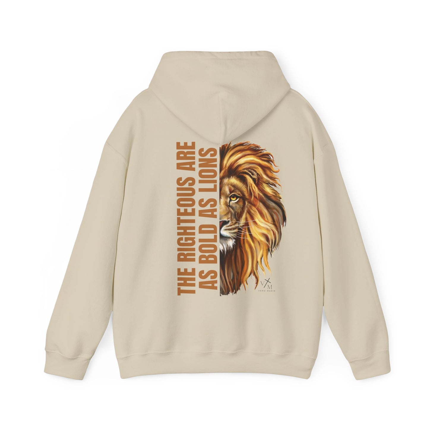 VM "Proverbs 28:1" - Unisex Hooded Sweatshirt