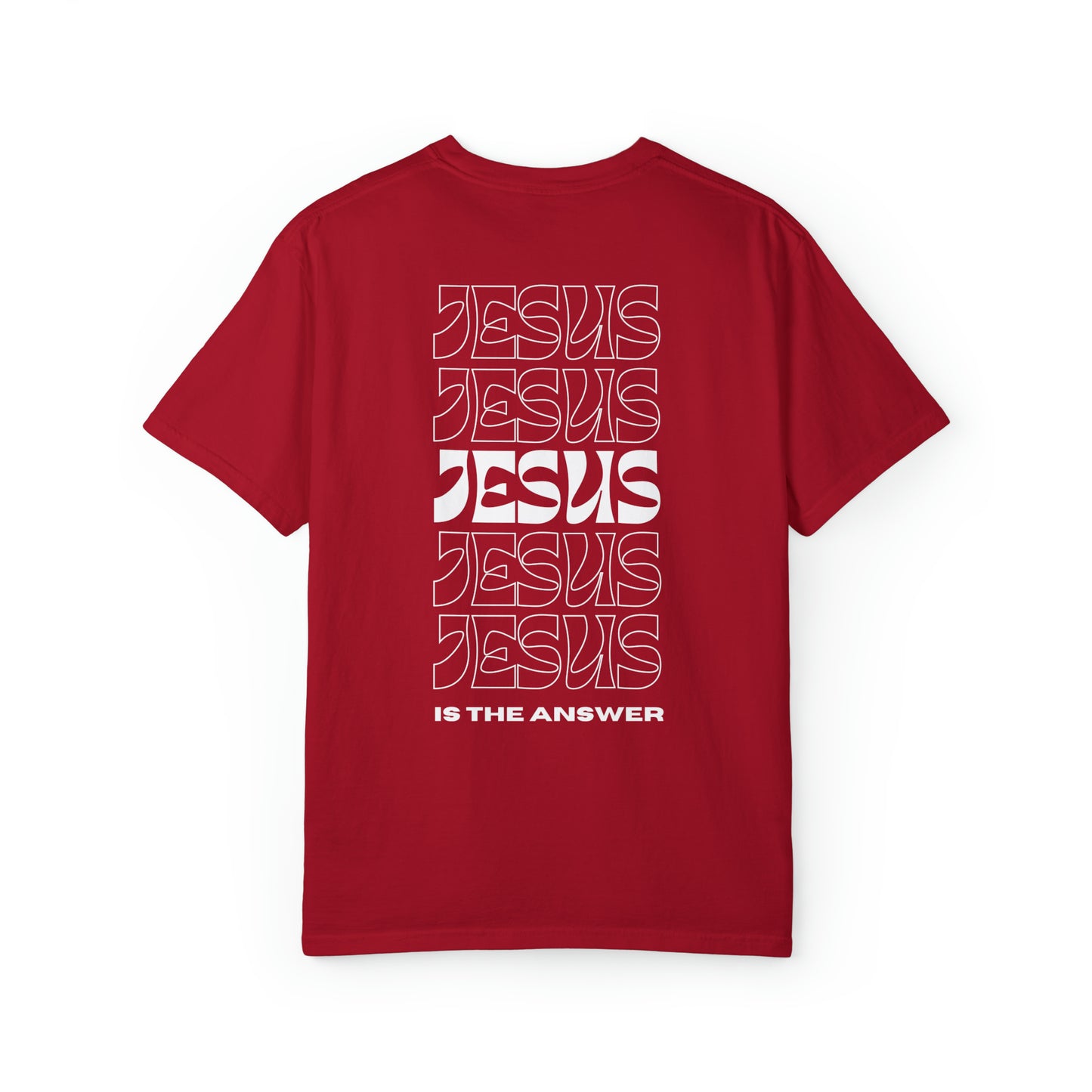 VM "JESUS is the answer" - Unisex Comfort Colors T-shirt