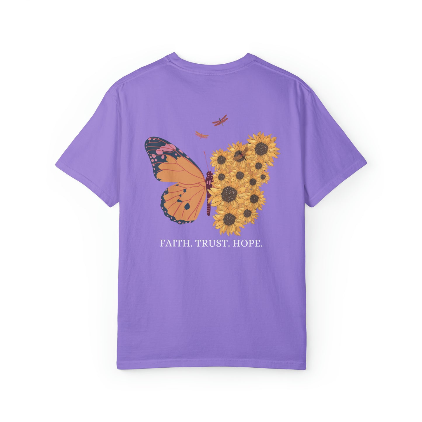 VM "Butterfly- Faith. Trust. Hope. " - Unisex Comfort Colors T-shirt