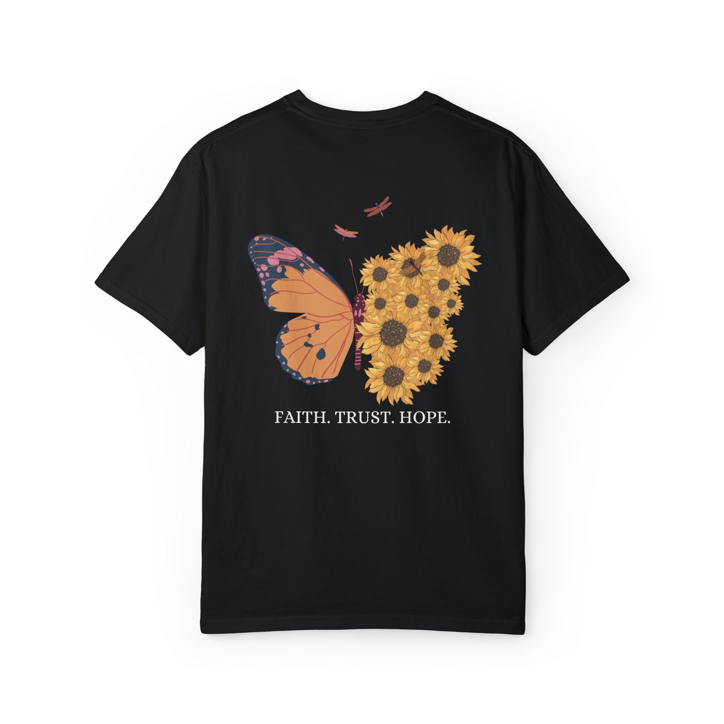 VM "Butterfly- Faith. Trust. Hope. " - Unisex Comfort Colors T-shirt