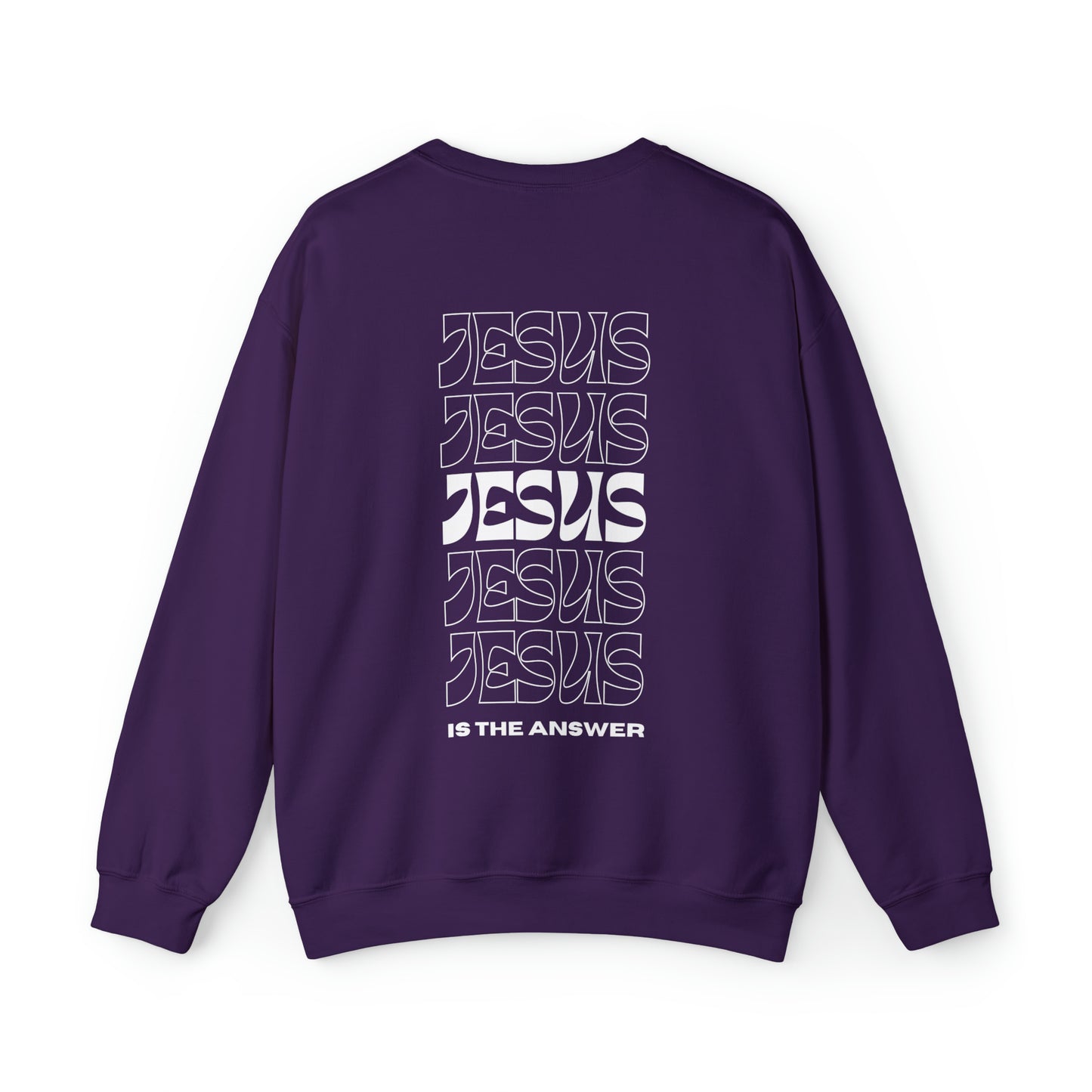VM "JESUS is the answer" - Unisex Crewneck Sweatshirt