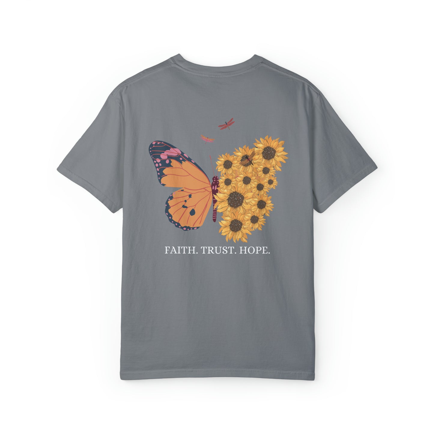 VM "Butterfly- Faith. Trust. Hope. " - Unisex Comfort Colors T-shirt
