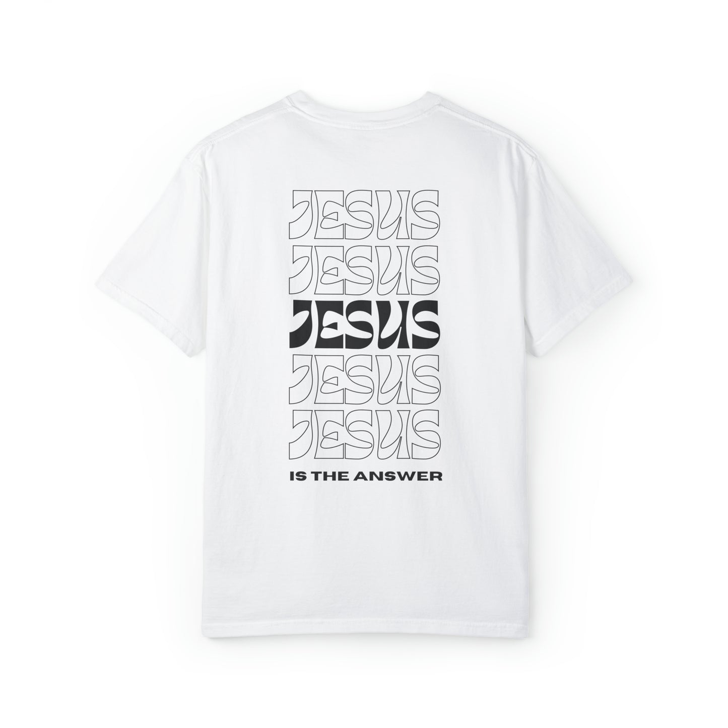VM "JESUS is the answer" - Unisex Comfort Colors T-shirt