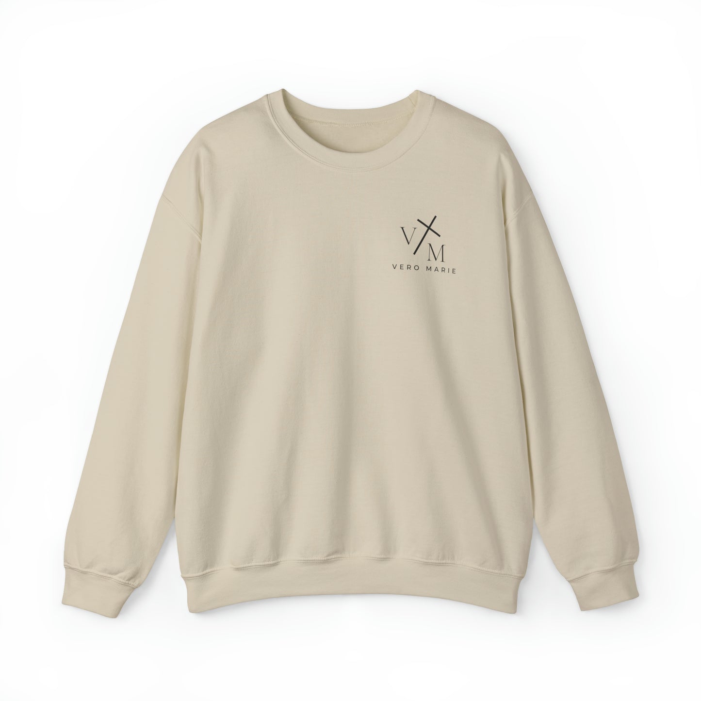 VM "Cross with Roses" - Unisex Crewneck Sweatshirt