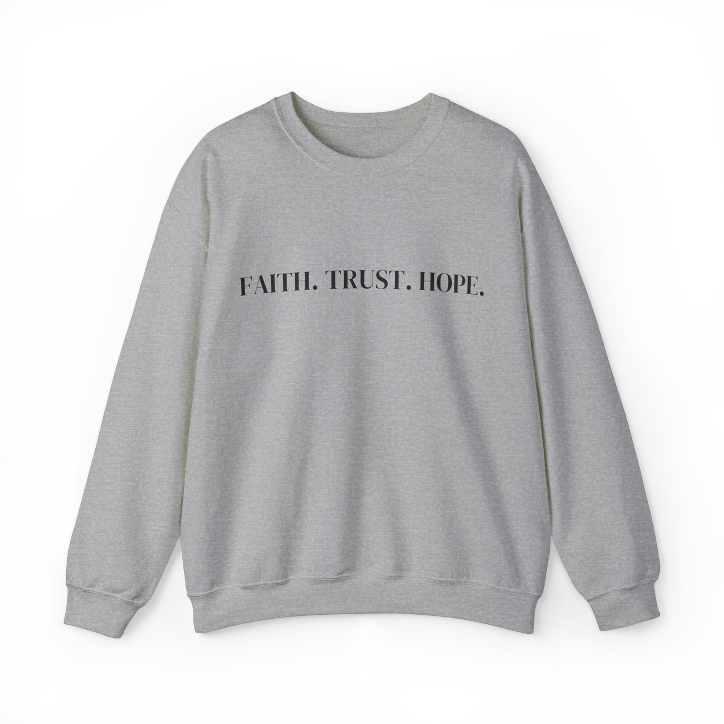 VM "Faith. Trust. Hope." - Unisex Crewneck Sweatshirt