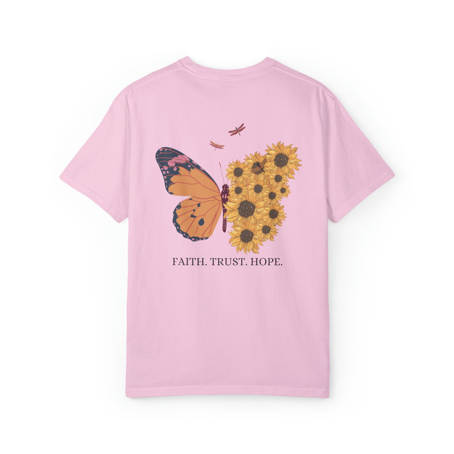 VM "Butterfly- Faith. Trust. Hope. " - Unisex Comfort Colors T-shirt