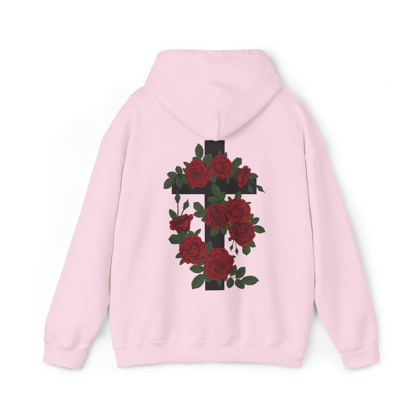 VM "Cross with Roses" - Unisex Hooded Sweatshirt