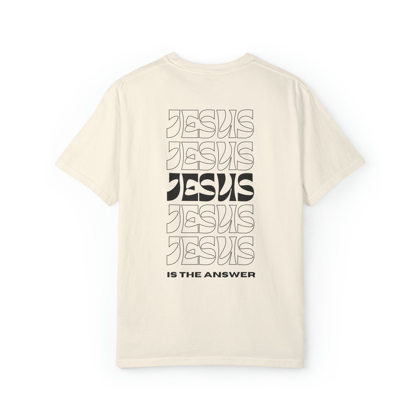 VM "JESUS is the answer" - Unisex Comfort Colors T-shirt