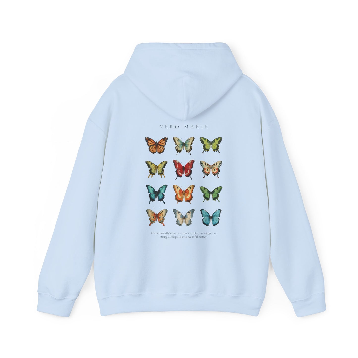VM "Butterfly`s Journey" - Unisex Hooded Sweatshirt