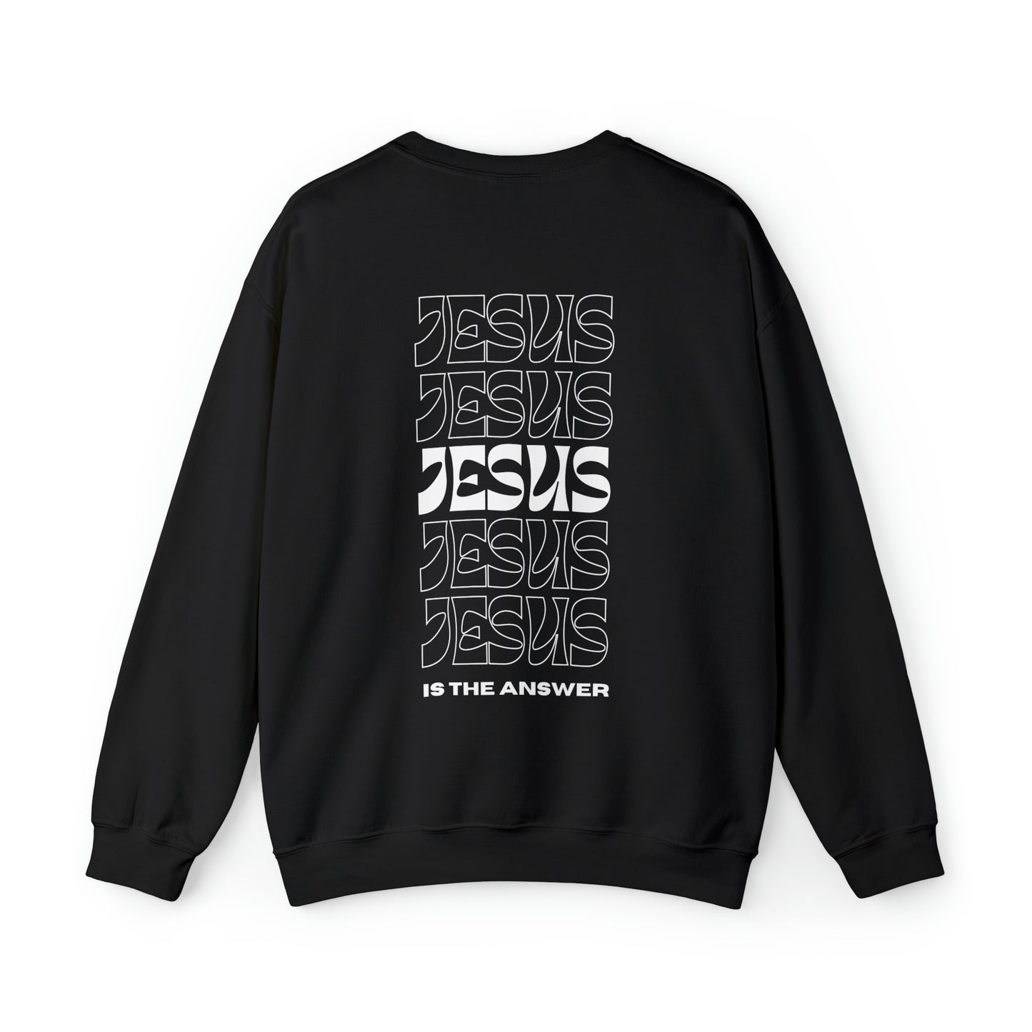 VM "JESUS is the answer" - Unisex Crewneck Sweatshirt