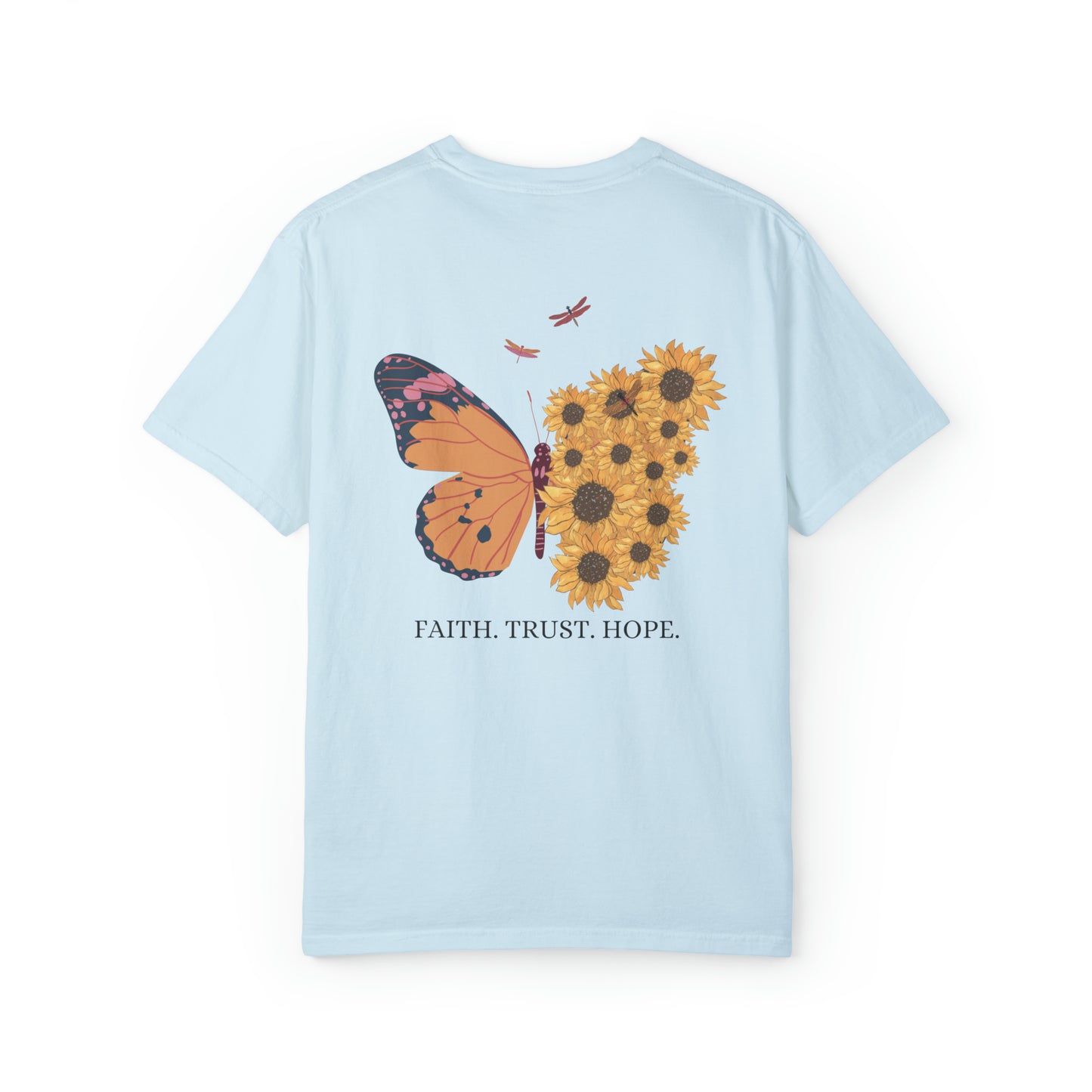 VM "Butterfly- Faith. Trust. Hope. " - Unisex Comfort Colors T-shirt