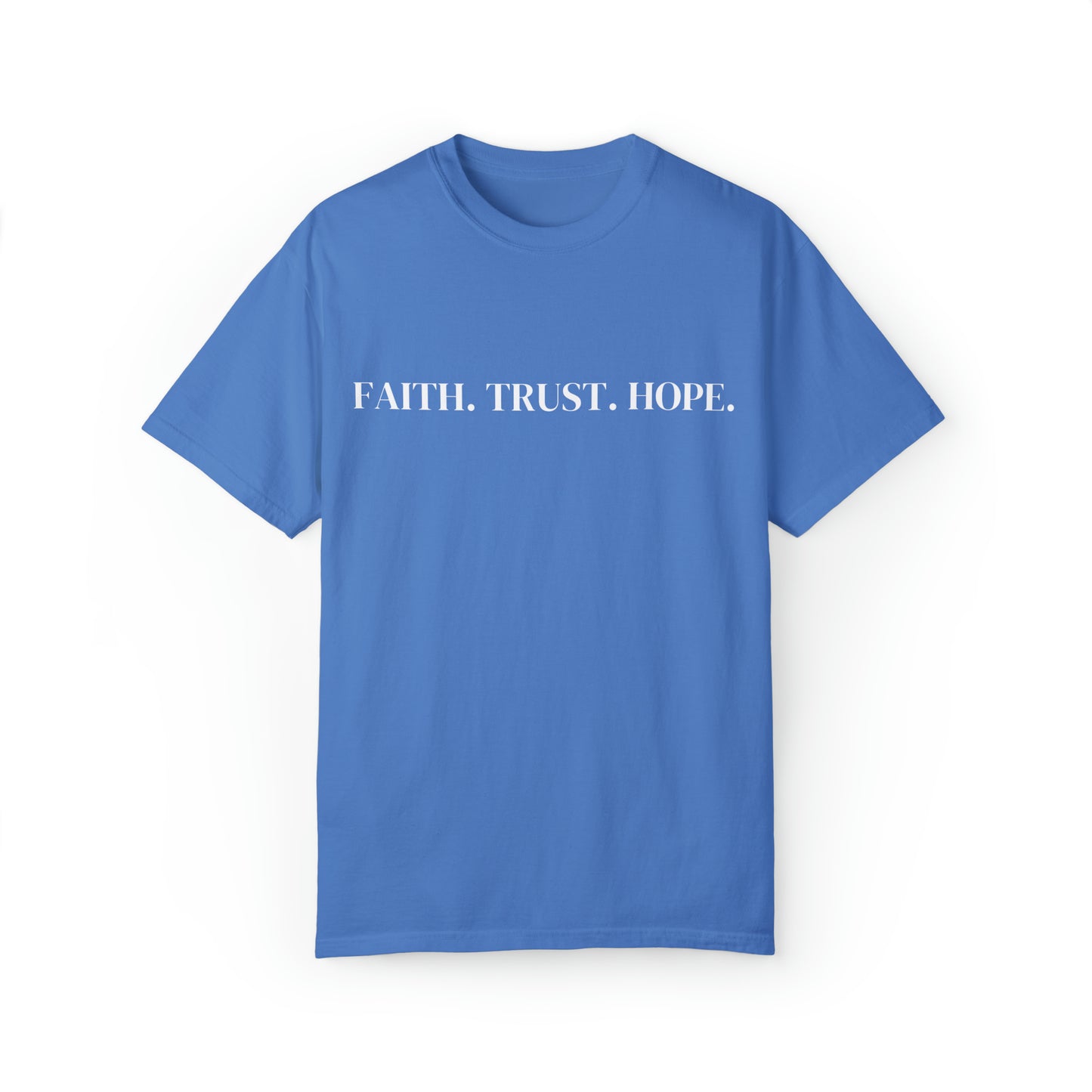 VM "Faith. Trust. Hope." - Unisex Comfort Colors T-shirt