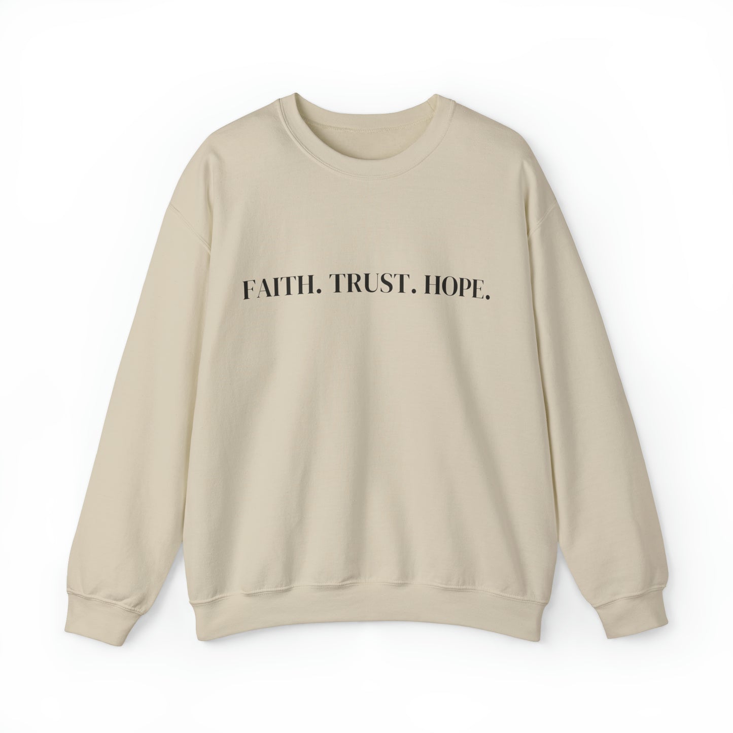 VM "Faith. Trust. Hope." - Unisex Crewneck Sweatshirt
