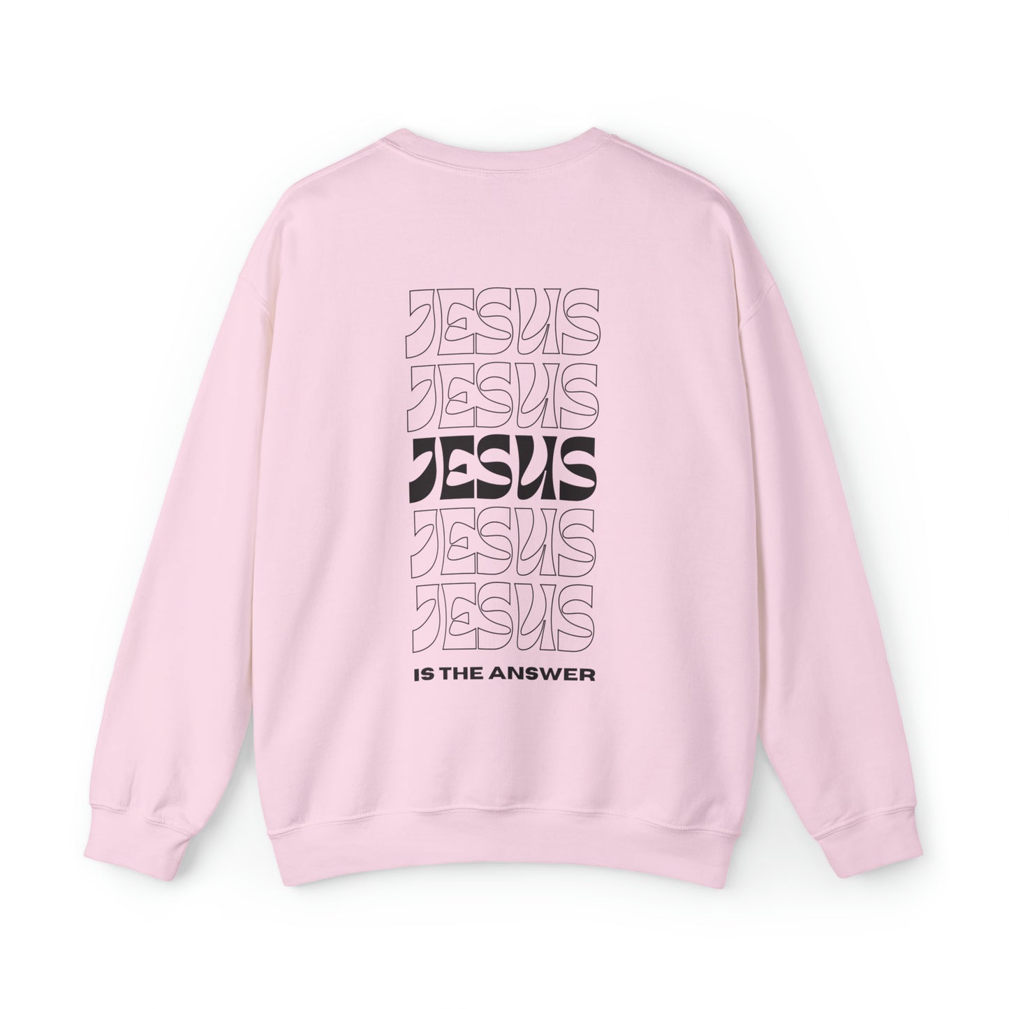 VM "JESUS is the answer" - Unisex Crewneck Sweatshirt