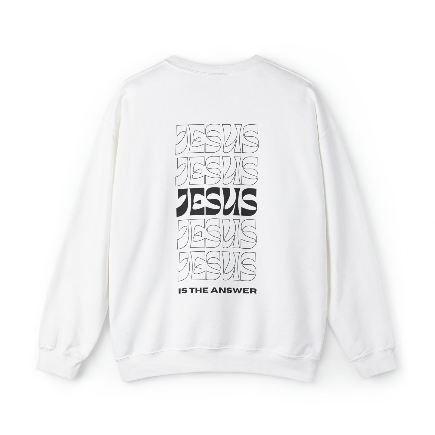 VM "JESUS is the answer" - Unisex Crewneck Sweatshirt
