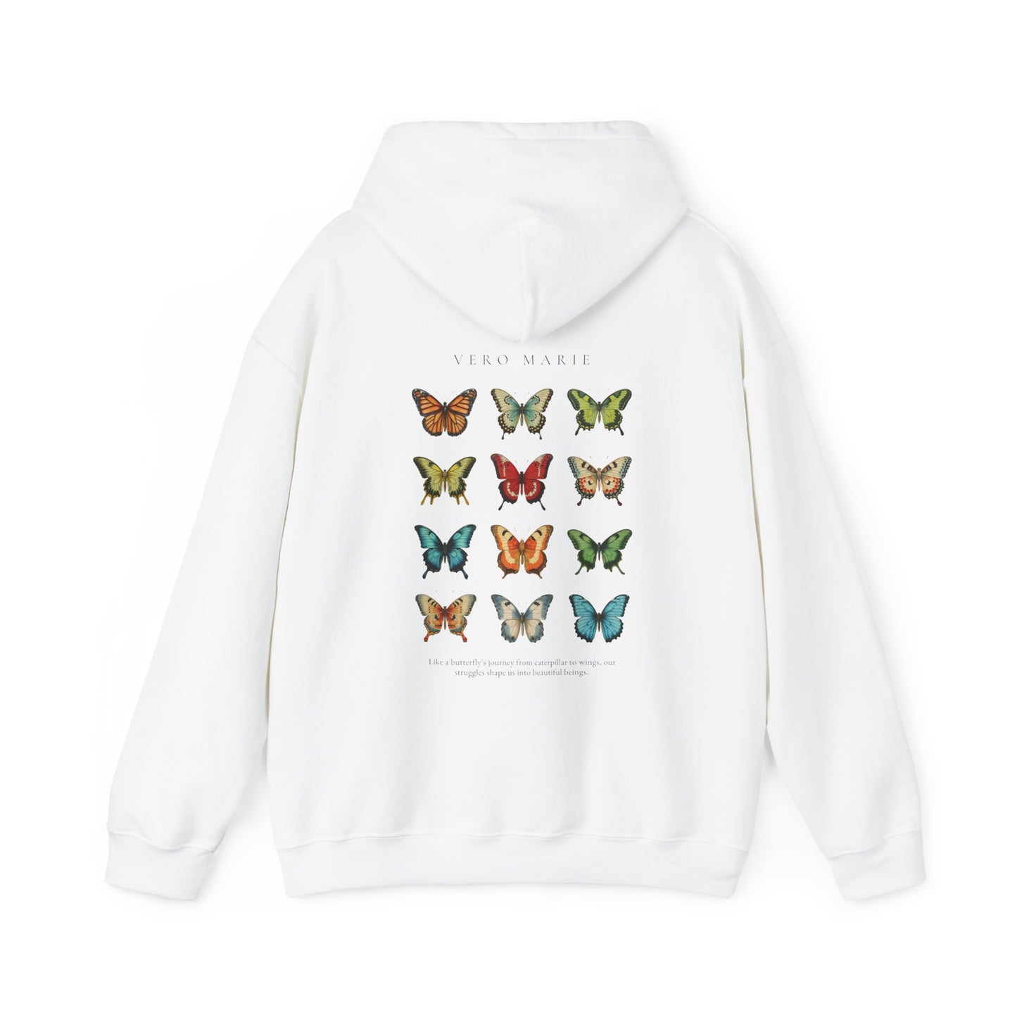 VM "Butterfly`s Journey" - Unisex Hooded Sweatshirt
