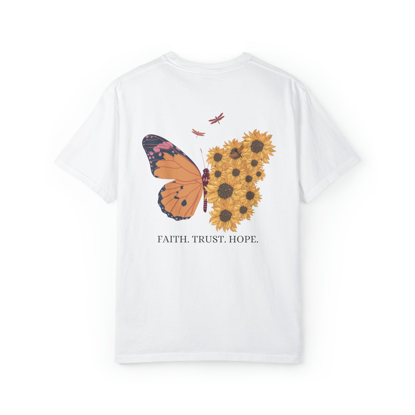 VM "Butterfly- Faith. Trust. Hope. " - Unisex Comfort Colors T-shirt