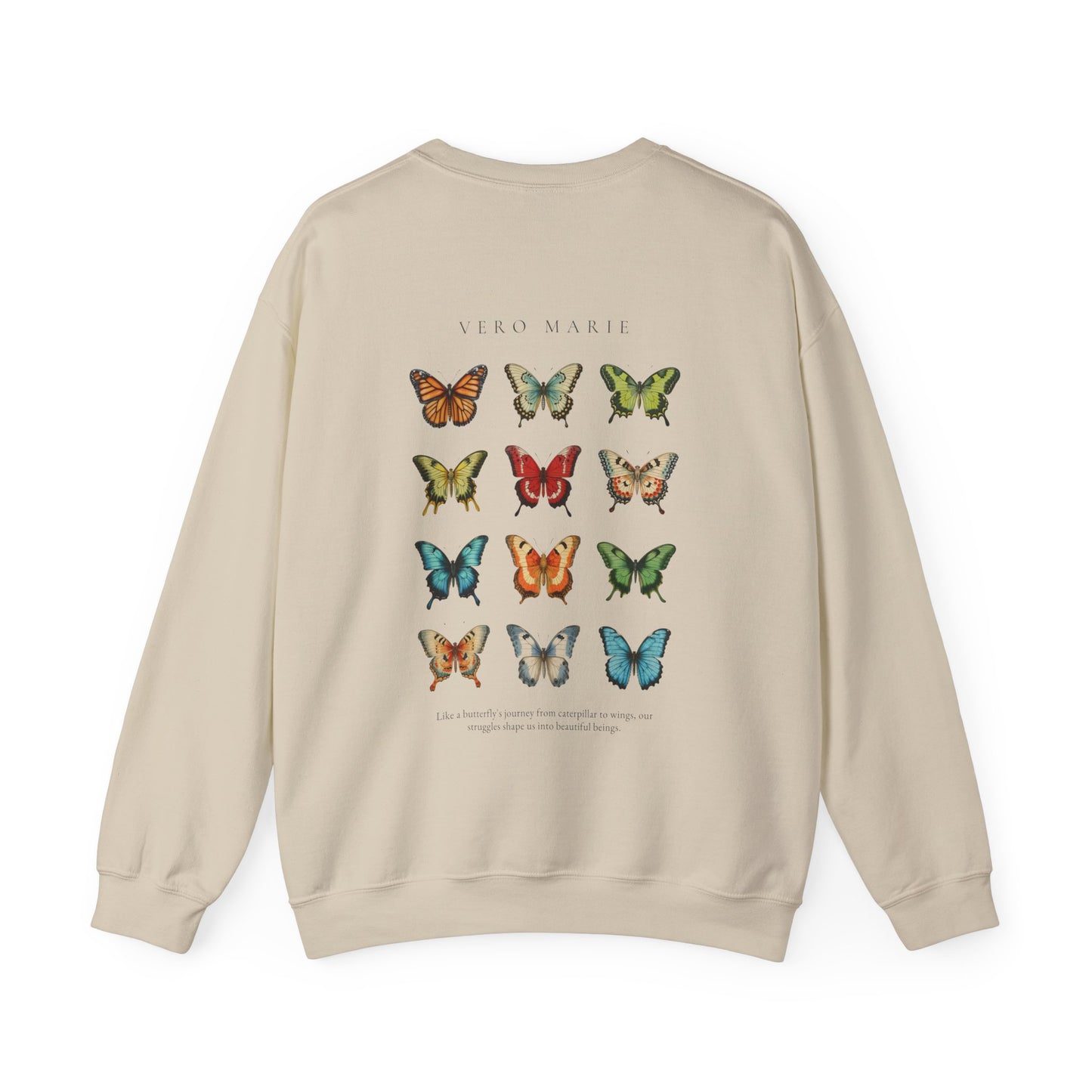 VM "Butterfly`s Journey" - Unisex Crewneck Sweatshirt