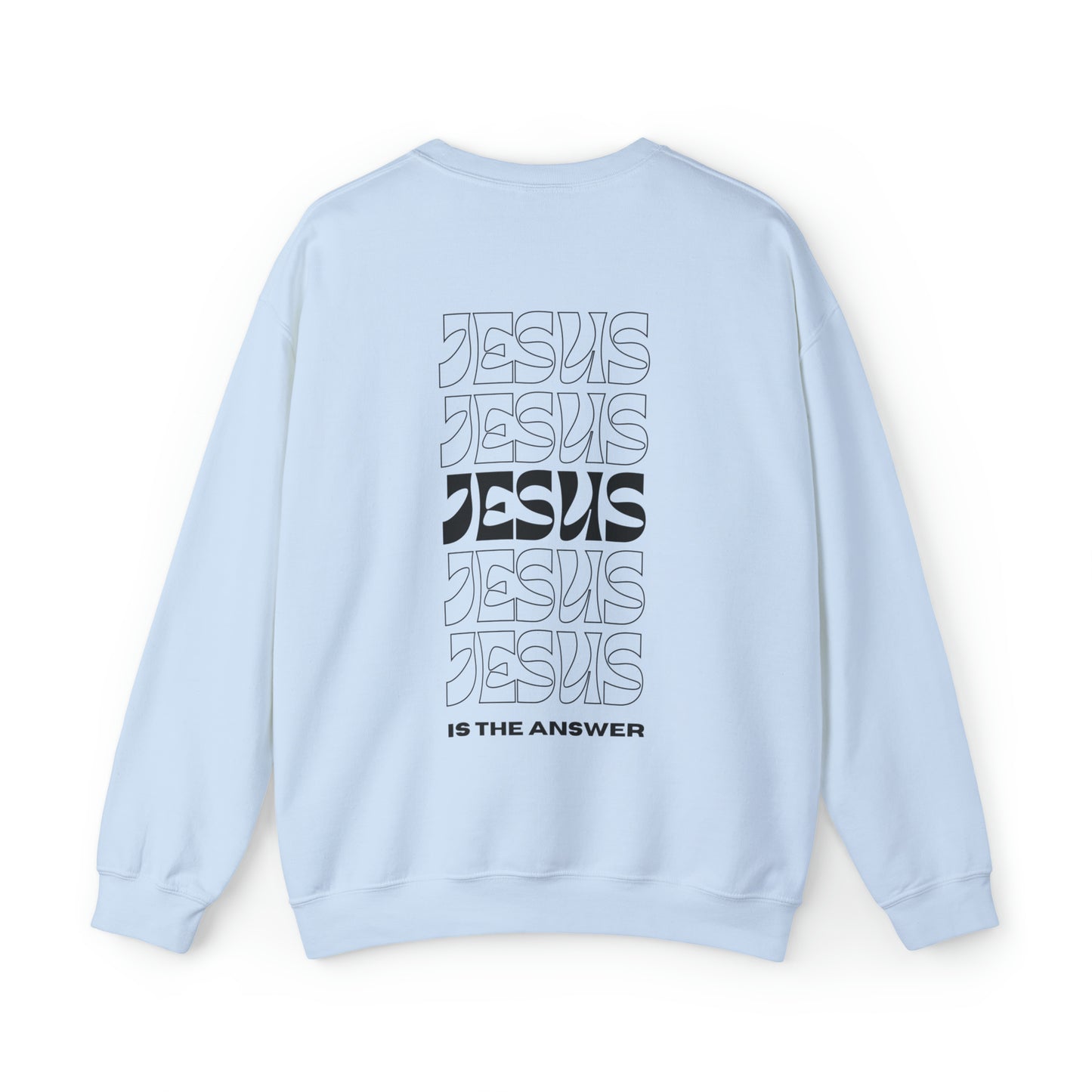 VM "JESUS is the answer" - Unisex Crewneck Sweatshirt