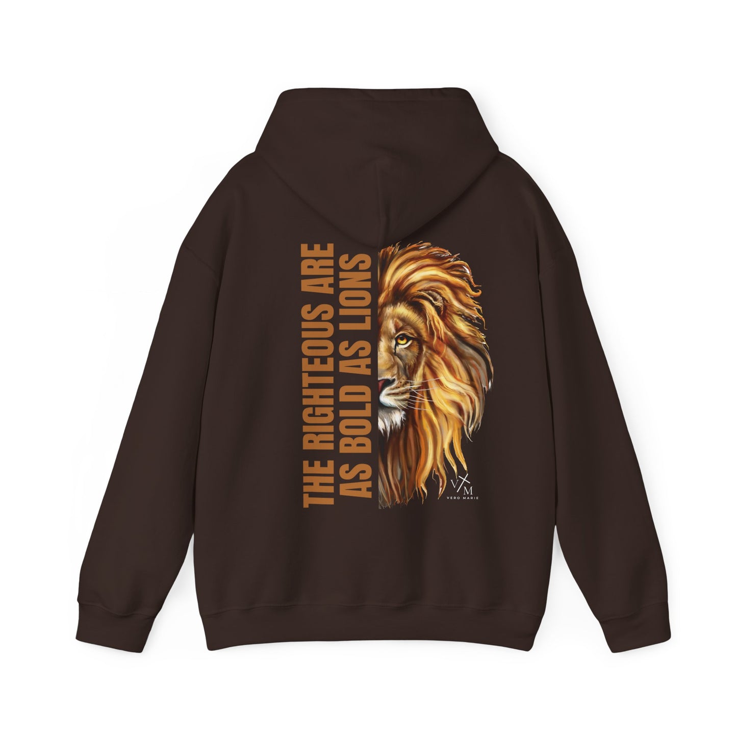 VM "Proverbs 28:1" - Unisex Hooded Sweatshirt