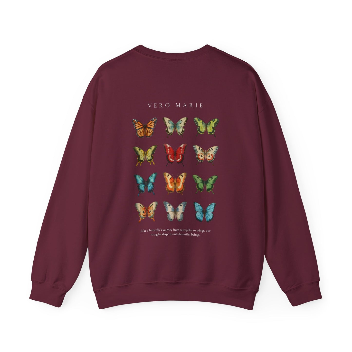 VM "Butterfly`s Journey" - Unisex Crewneck Sweatshirt