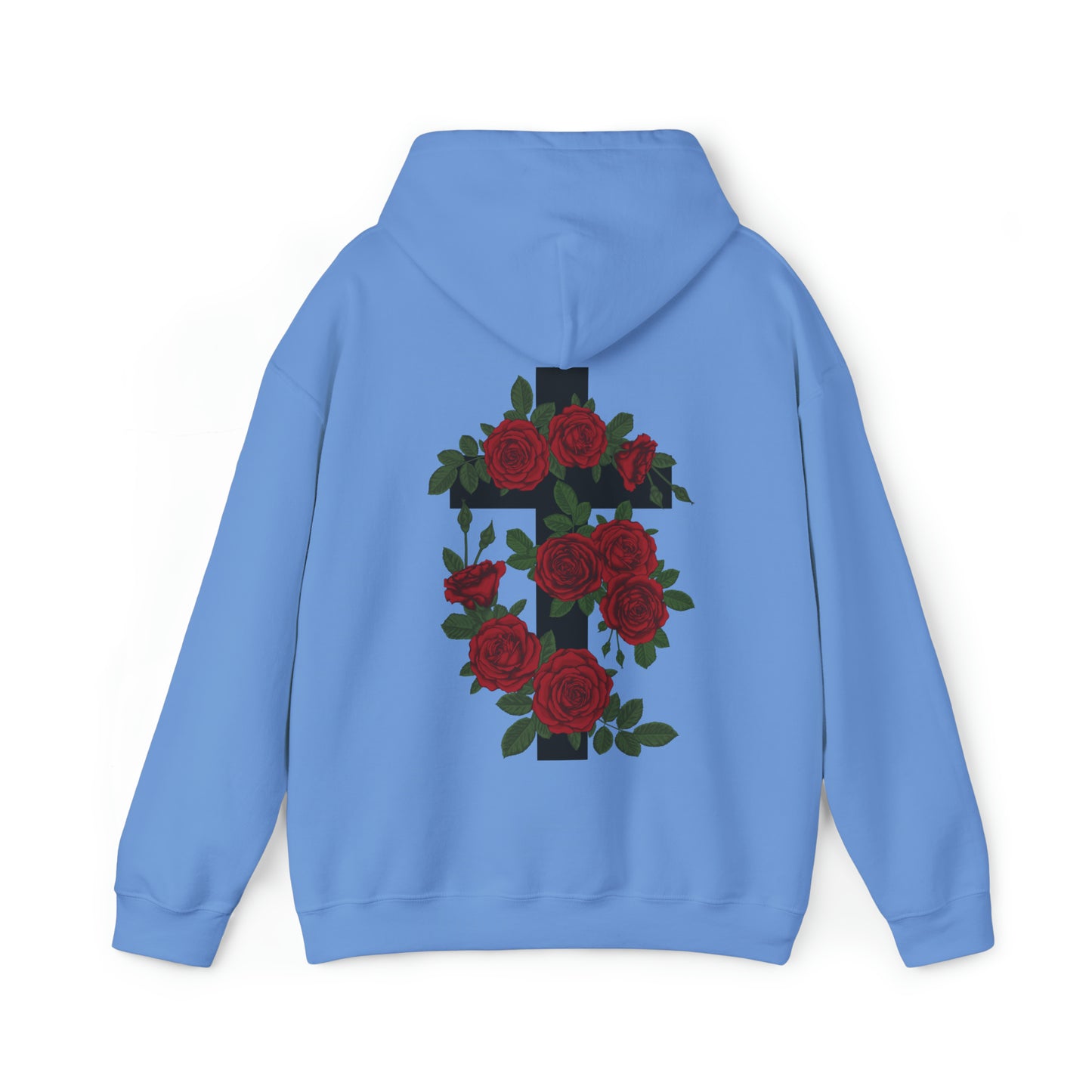 VM "Cross with Roses" - Unisex Hooded Sweatshirt