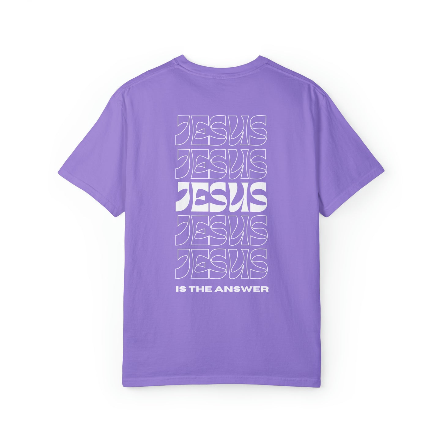 VM "JESUS is the answer" - Unisex Comfort Colors T-shirt