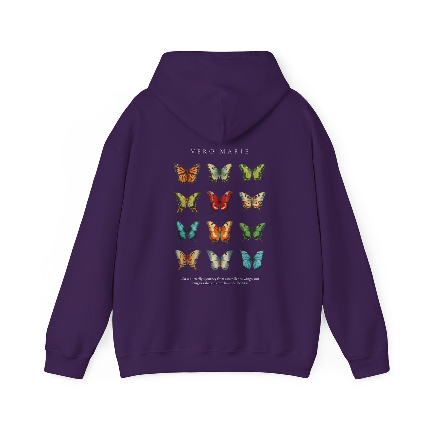 VM "Butterfly`s Journey" - Unisex Hooded Sweatshirt