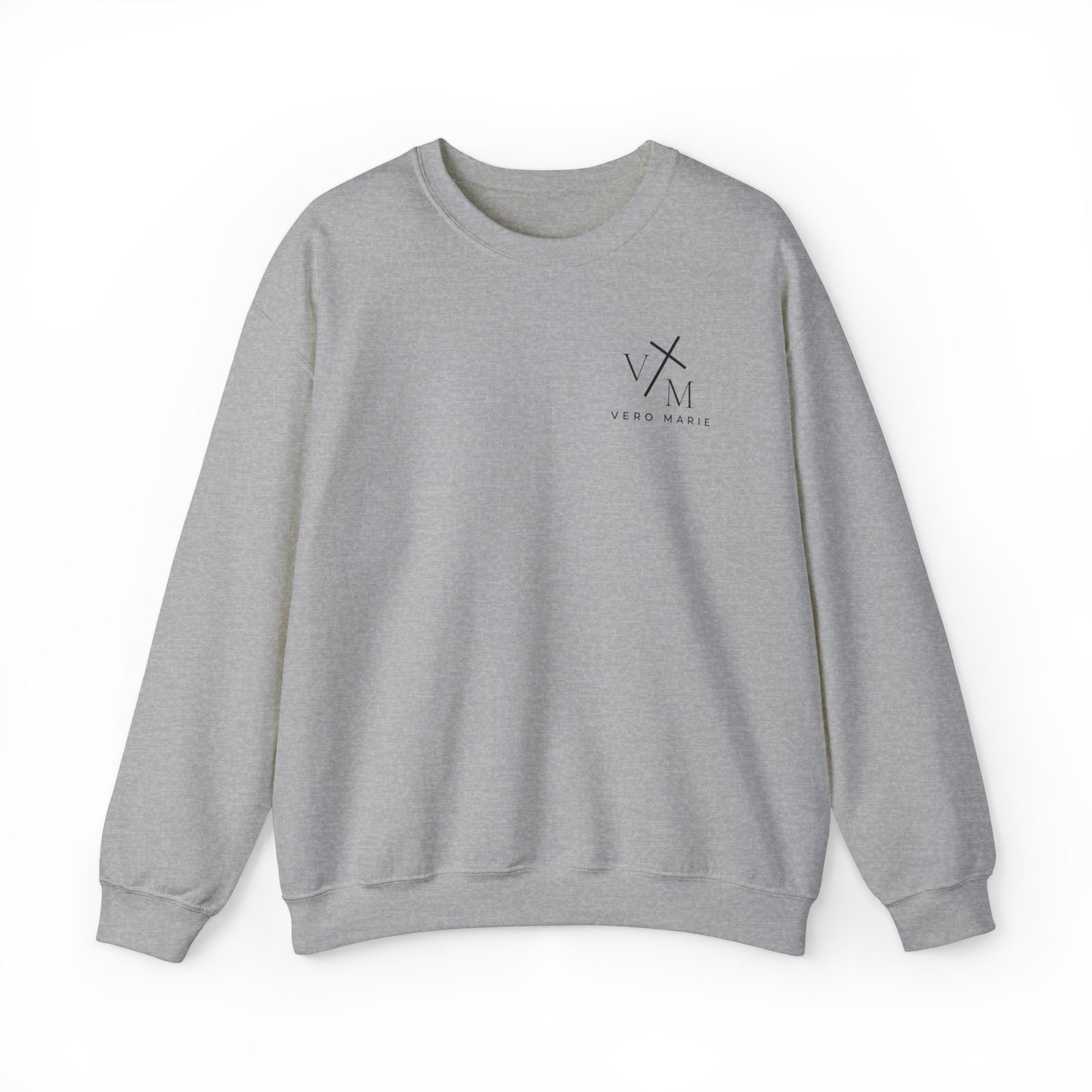 VM "Cross with Roses" - Unisex Crewneck Sweatshirt