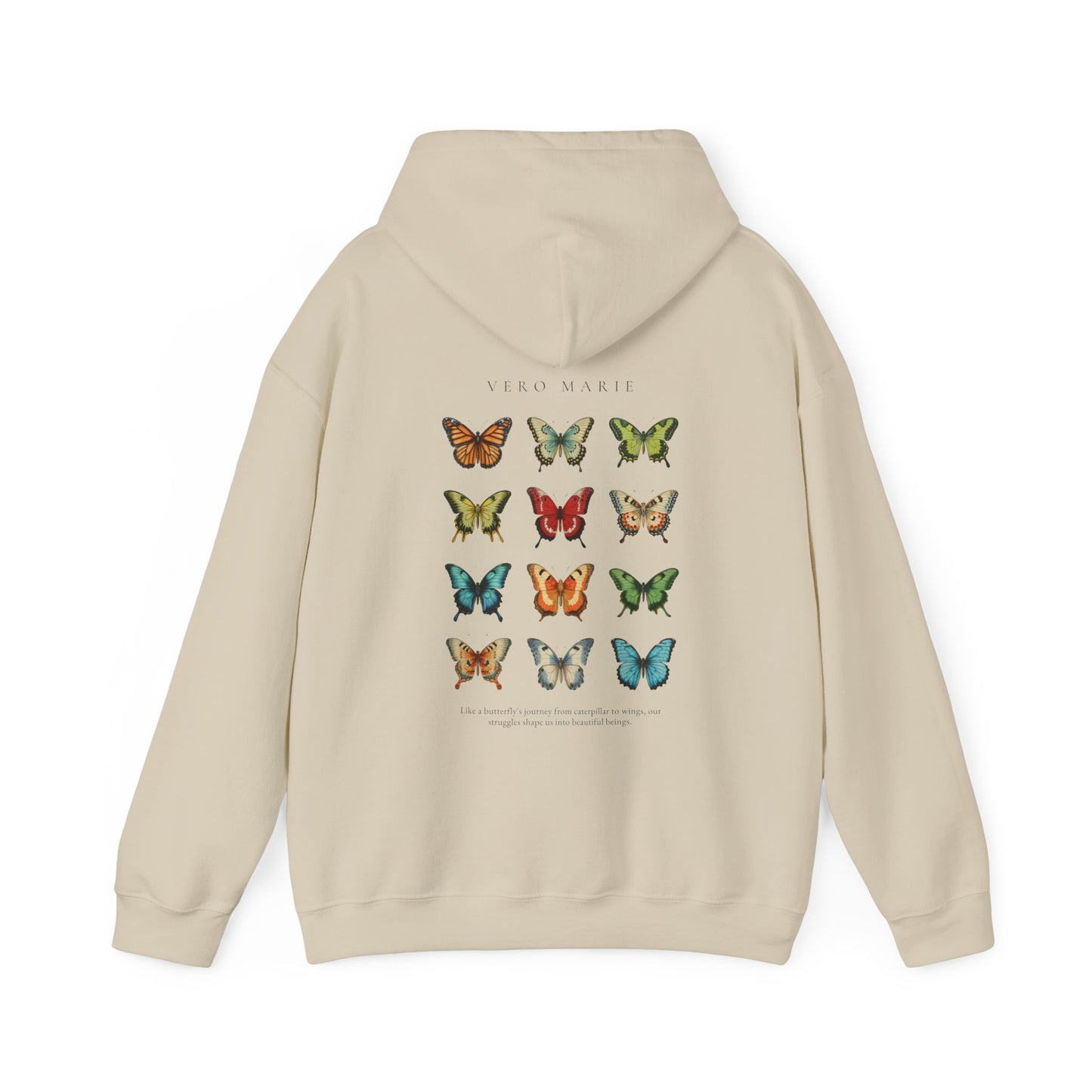 VM "Butterfly`s Journey" - Unisex Hooded Sweatshirt
