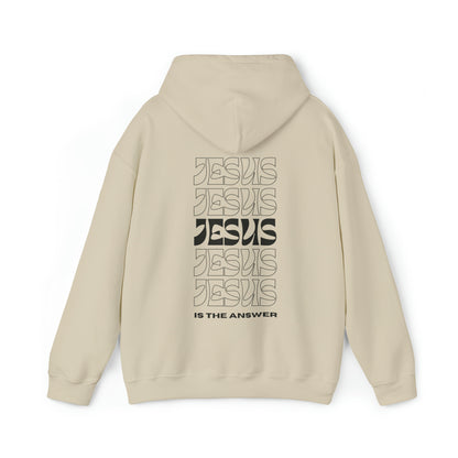 VM "JESÚS es la respuesta" - Sudadera con capucha unisex