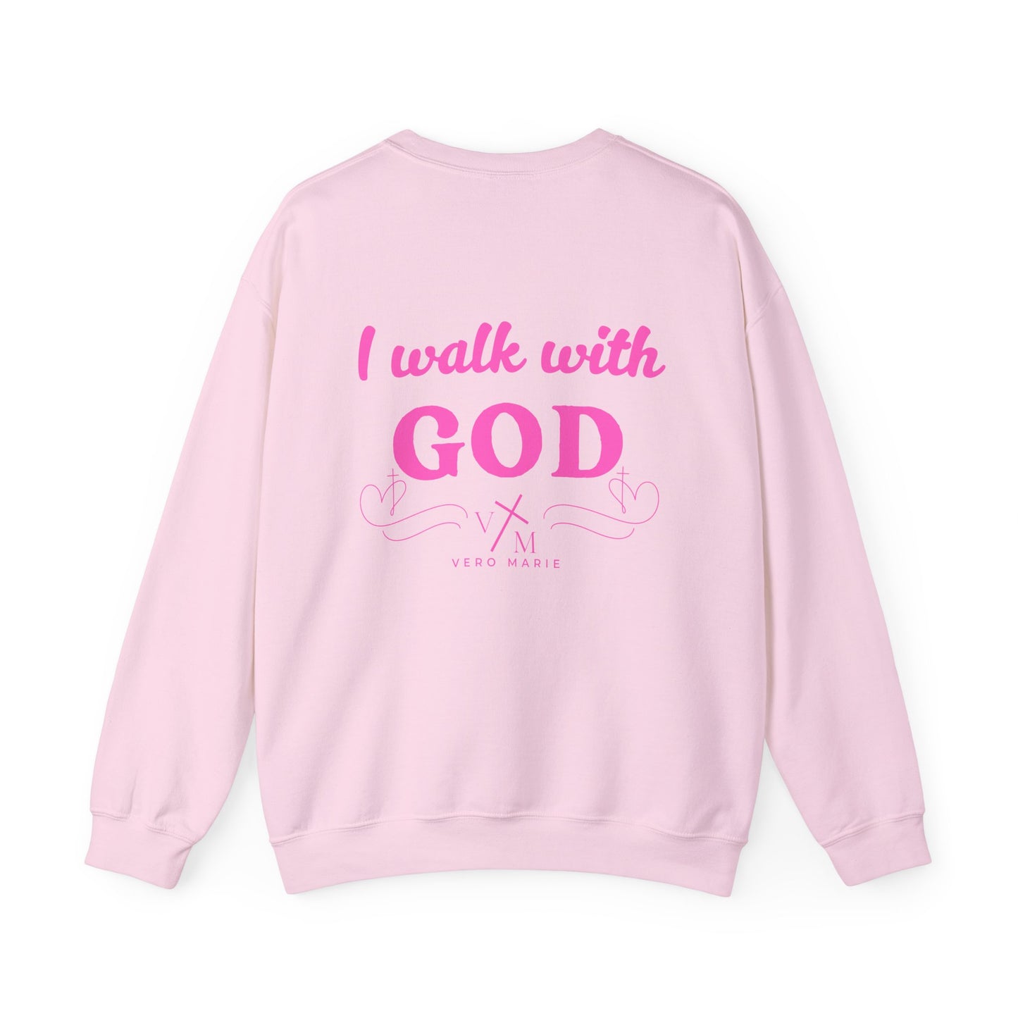 VM "I Walk with God" Unisex Crewneck Sweatshirt