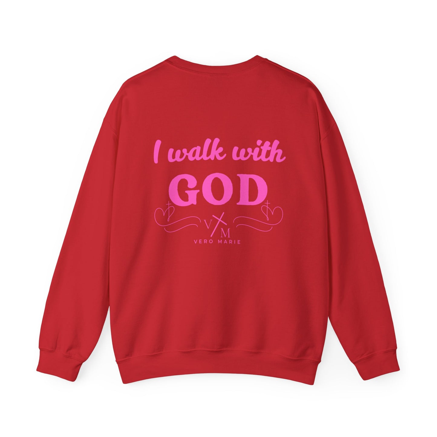 VM "I Walk with God" Unisex Crewneck Sweatshirt