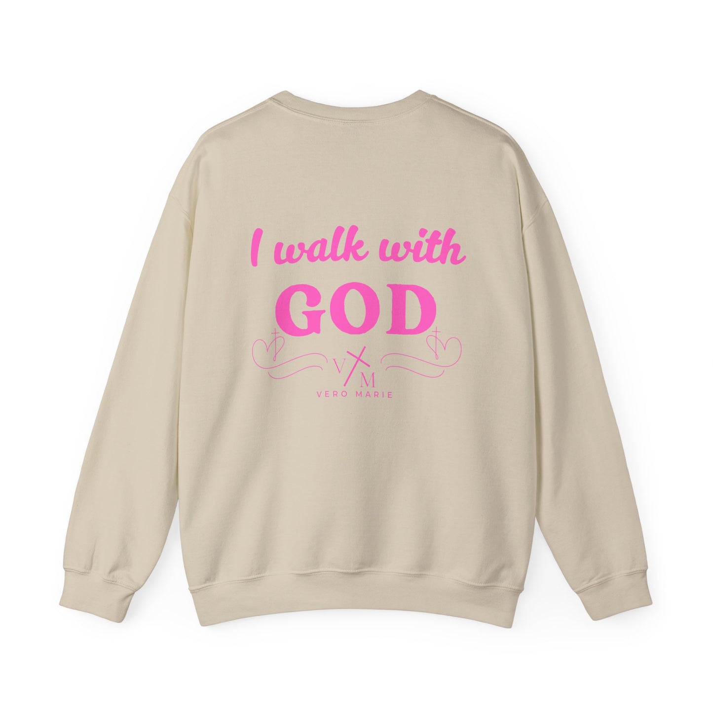 VM "I Walk with God" Unisex Crewneck Sweatshirt