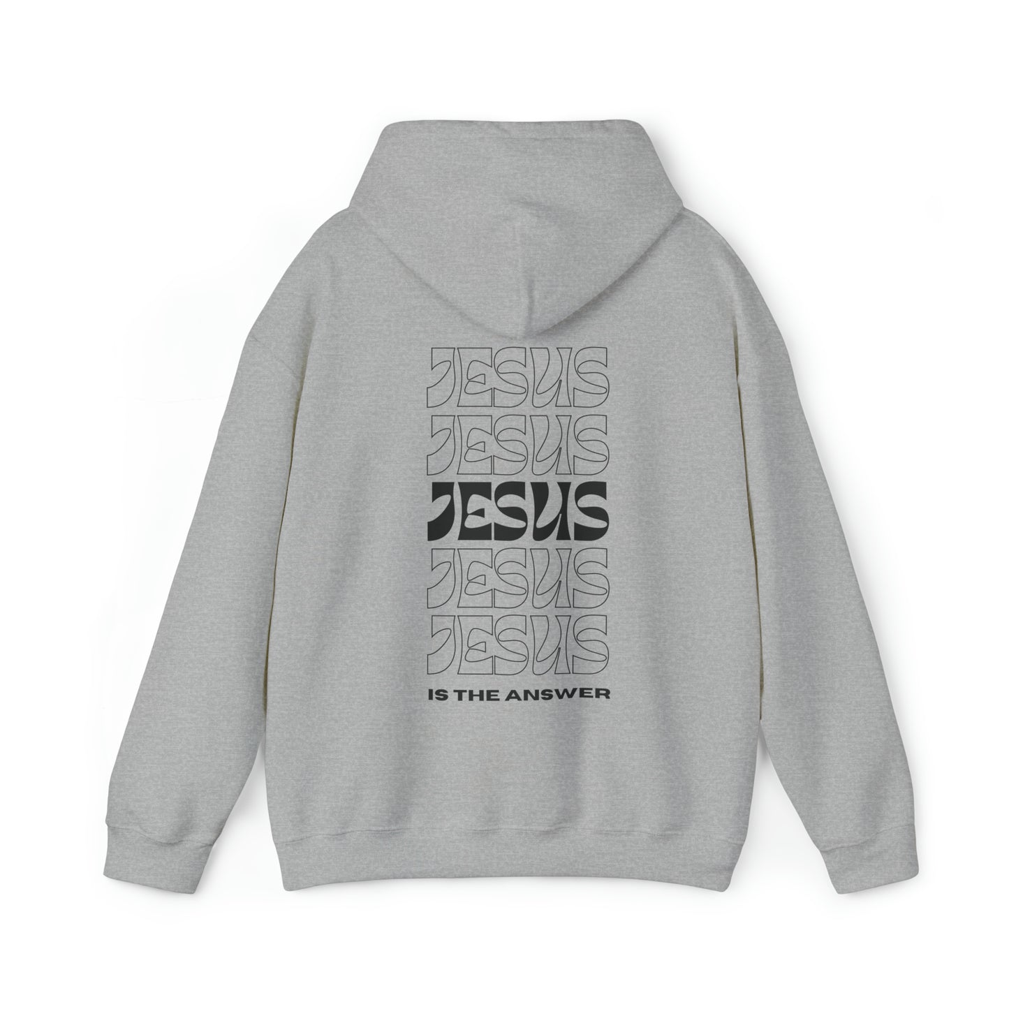 VM "JESÚS es la respuesta" - Sudadera con capucha unisex
