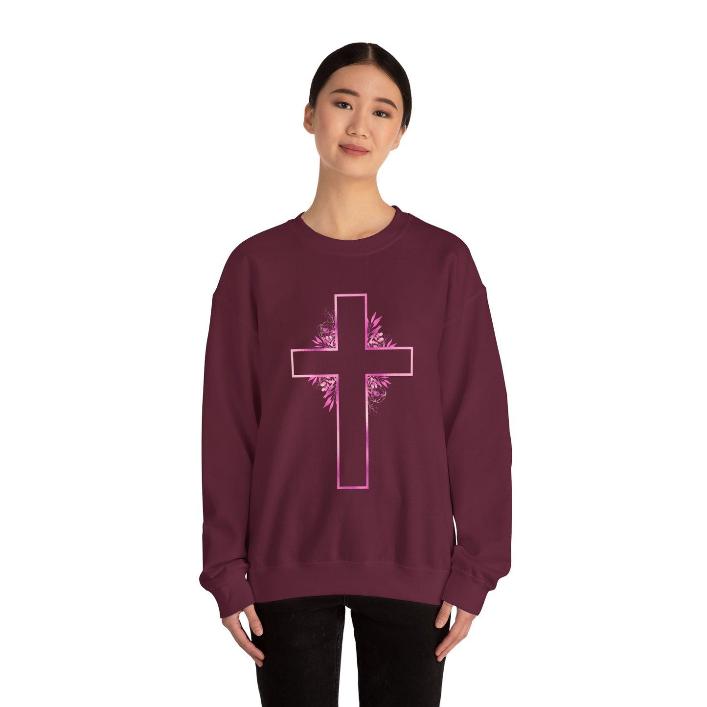 VM "I Walk with God" Unisex Crewneck Sweatshirt