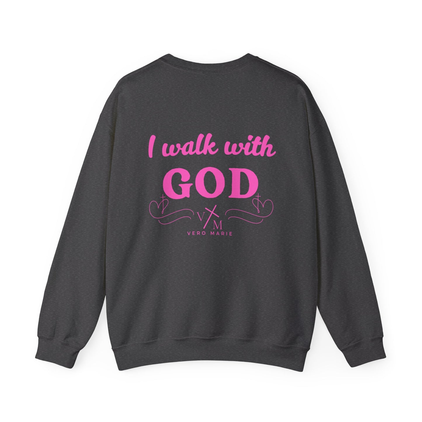 VM "I Walk with God" Unisex Crewneck Sweatshirt