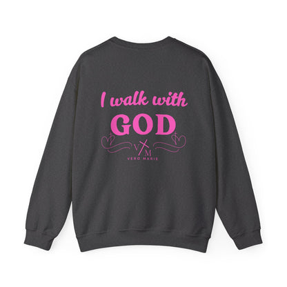 VM "I Walk with God" Unisex Crewneck Sweatshirt