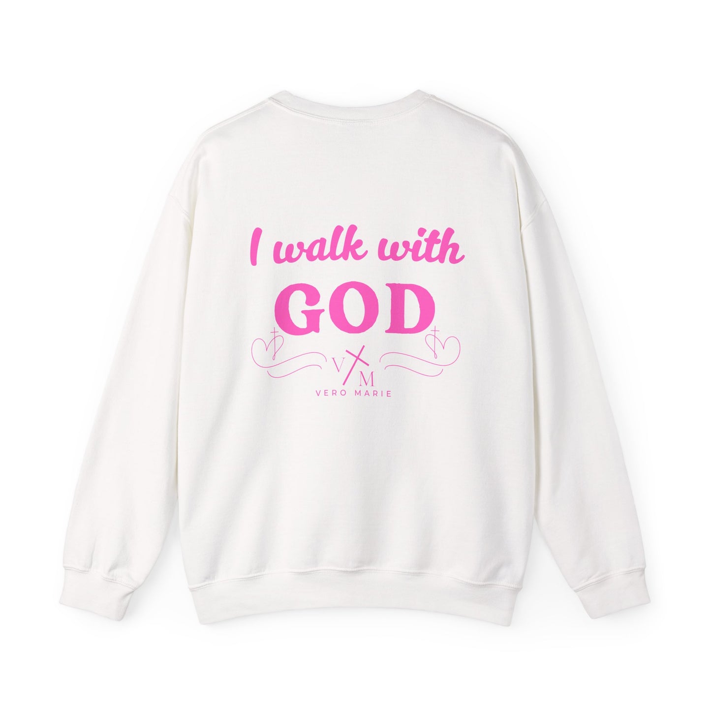 VM "I Walk with God" Unisex Crewneck Sweatshirt