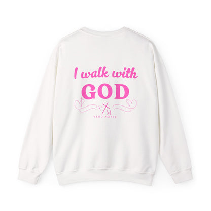 VM "I Walk with God" Unisex Crewneck Sweatshirt