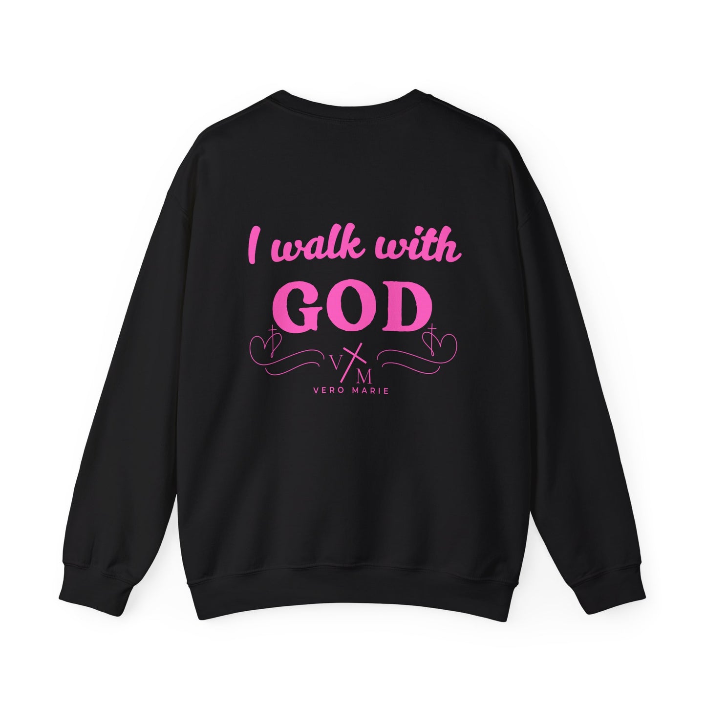 VM "I Walk with God" Unisex Crewneck Sweatshirt
