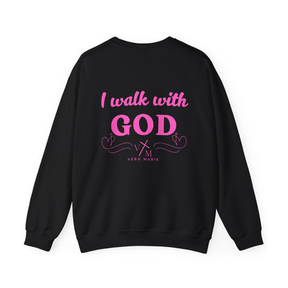 VM "I Walk with God" Unisex Crewneck Sweatshirt